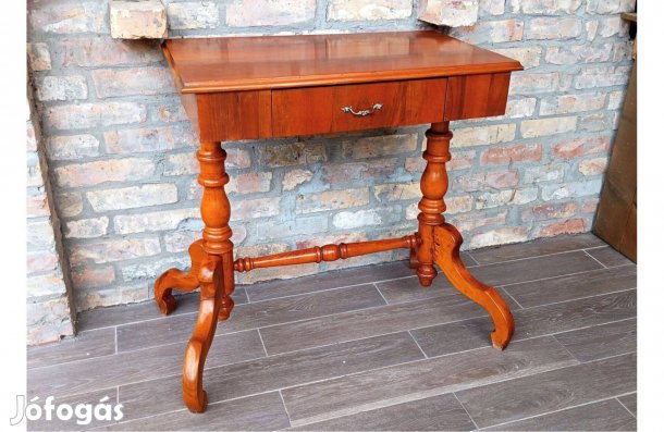Konzolasztal, kisasztal, fiókos asztalka