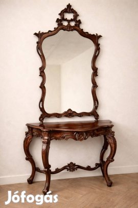 Konzolasztal tükörrel 