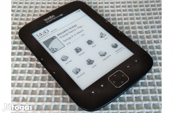 Koobe Slightbook HD Shine Edition ebook olvasó, E Ink Pearl, világítás