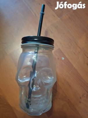 Koponya üvegpohár eladó