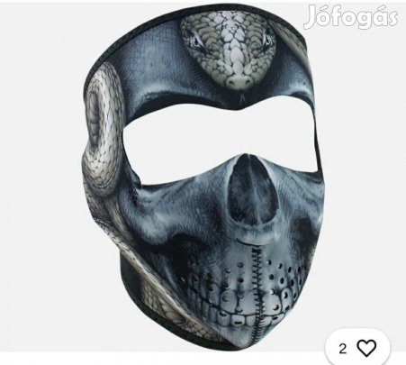 Koponyás  motoros maszk
