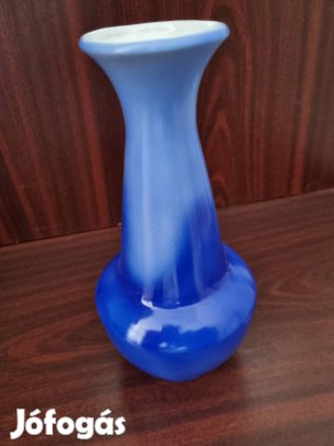 Kőporc kék színátmenetes váza