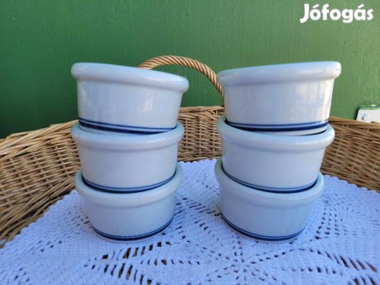 Kőporcelán kis muffin forma 6 db