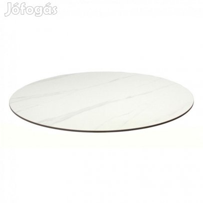 Kör asztallap 110 cm Fehér márvány T28894-2-7258