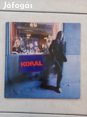 Korál bakelit lemez 