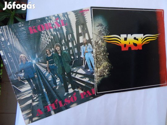 Korál és East Együttes Rock-Pop Bakelit Vinil Albumok