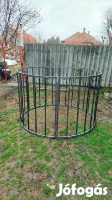 Körbála etető köretető szénarács juh birka bárány kecske