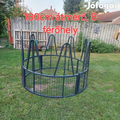 Körbála etető köretető szénarács marha bika borjú ló juh birka kecske