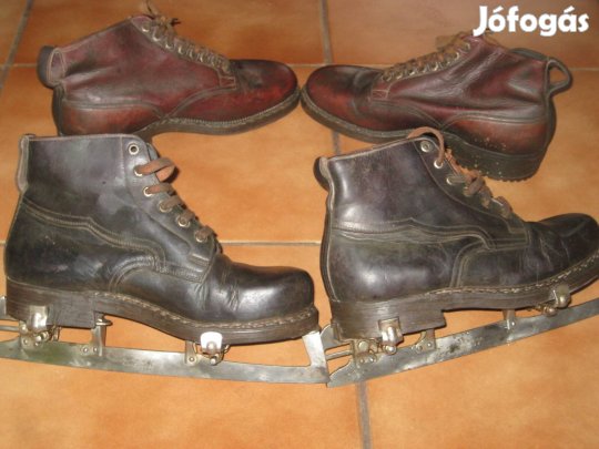 Korcsolya bakkancsokkal eladó.