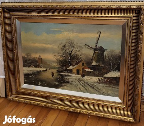 Korcsolyázók festmény