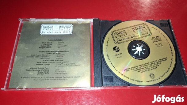 Korda Gy. Balázsi K. Barátok Cd 1993