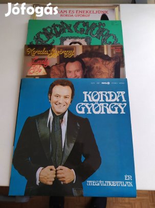 Korda György bakelit lemezek