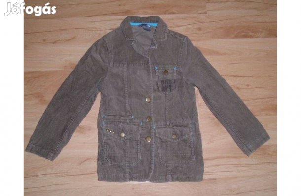 Kordbársony 128-as kabát / kabátka / blézer H&M mérve pontosan