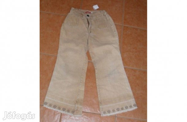 Kordbársony gumis derekú nadrág 104-110-es