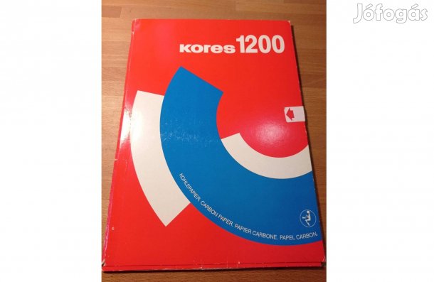 Kores 1200 írógéphez használható indigó (bontott, szinte hiánytalan)
