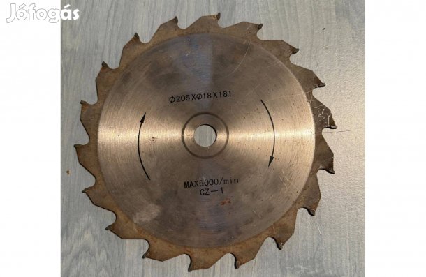 Körfűrészlap, korong vídiás 205 mm