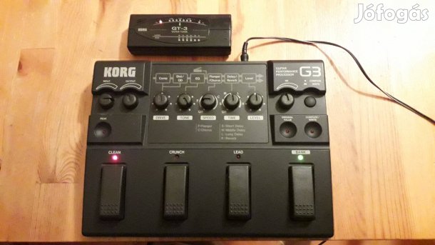 Korg G 3 gitár multieffekt,Korg GT-3 gitárhangoló
