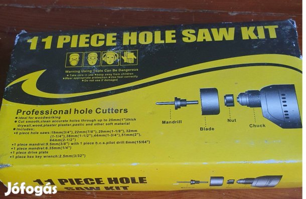 Körkivágó,-lyukfűrész új dobozzal eladó