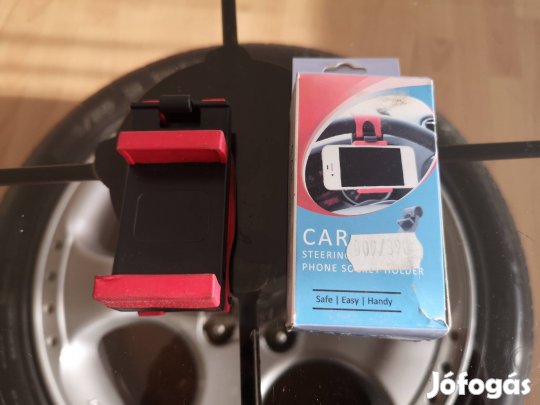 Kormányra szerelhető mobiltelefon tartó 