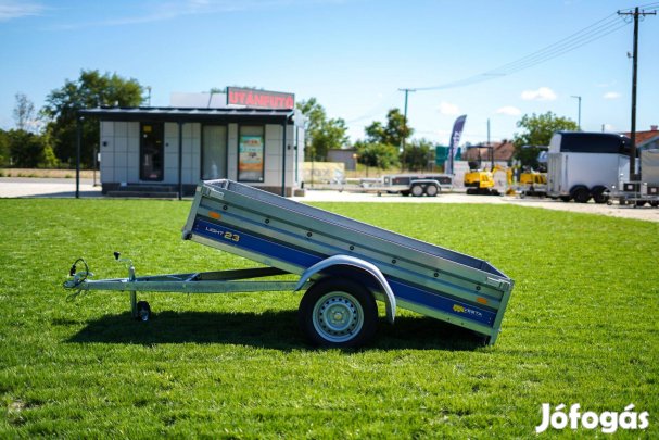 Körmenden új utánfutó (230x130cm) rendszámmal akciósan 528.000 Ft