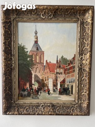 Kornelius Springer festmény 30* 40 cm