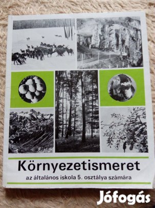 Környezetismeret az általános iskola 5. osztálya számára könyv eladó!