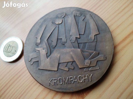 Korompa jelzet emlékérem 1921-es Munkás felkelés emlékére