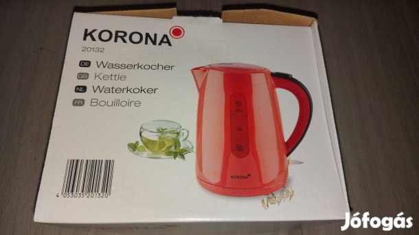 Korona újszerű vízforraló dobozában 7900Ft Siófok ingyen szállítás