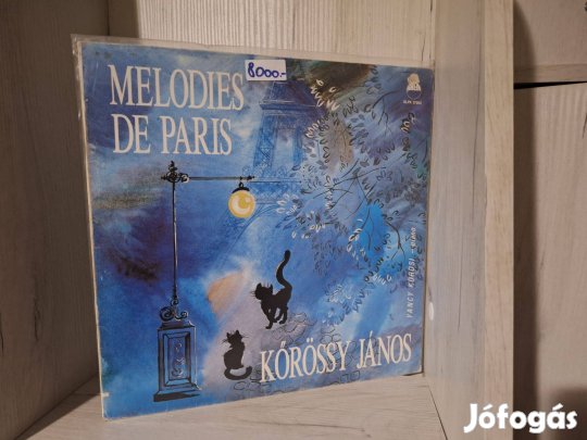 Kőrössy János - Melodies De Paris LP Vinyl Bakelit lemez VG+