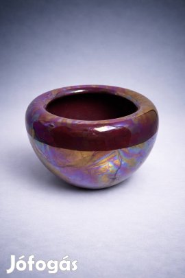 Körpecsétes Zsolnay - Kaspó