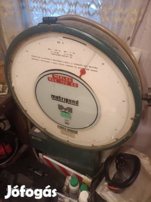 Körszámlapos mérleg 100 kg.