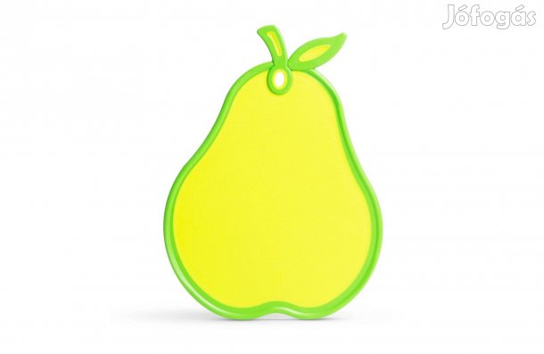 Körte alakú Vágódeszka - csúszásmentes gumis peremmel ellátott