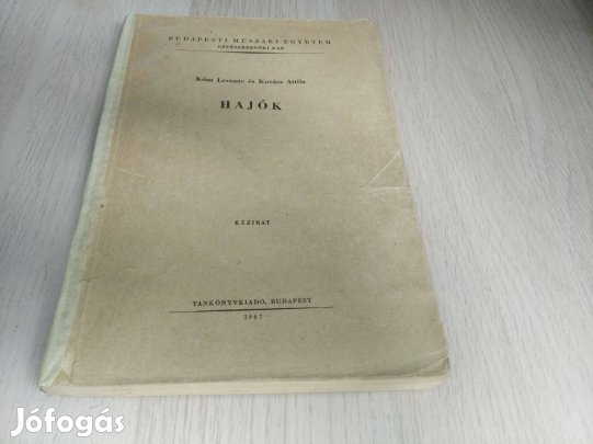Kósa Levente , Kovács Attila - Hajók - Kézirat 1967