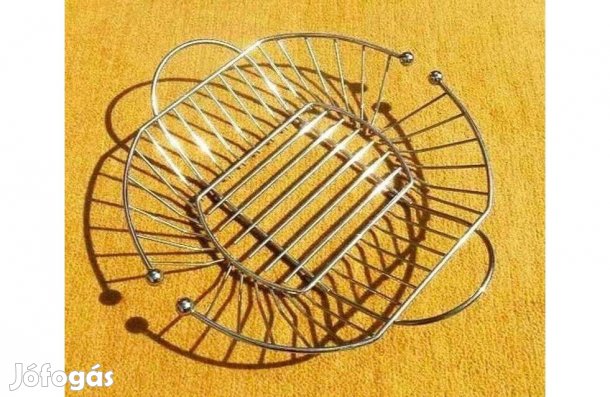 Kosár, króm gyümölcskosár