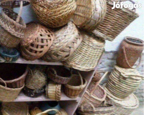 Kosár szakajtó kaspó tálca gyűjtemény