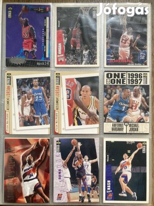Kosaras kártya gyűjtemény NBA 1994-1995-1996-1997 (Upper Deck, Fleer)