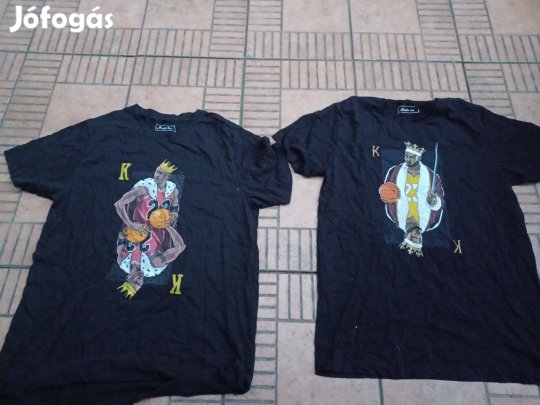 Kosárlabda Lakers Lebrone James Jordan Bulls kosaras póló XL 2db