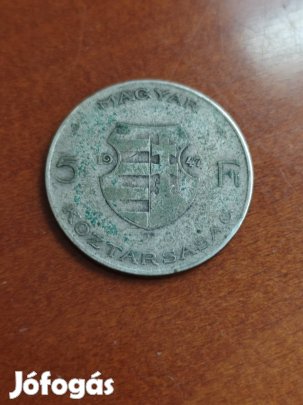 Kossuth 5 forintos 1947-ből eladó 