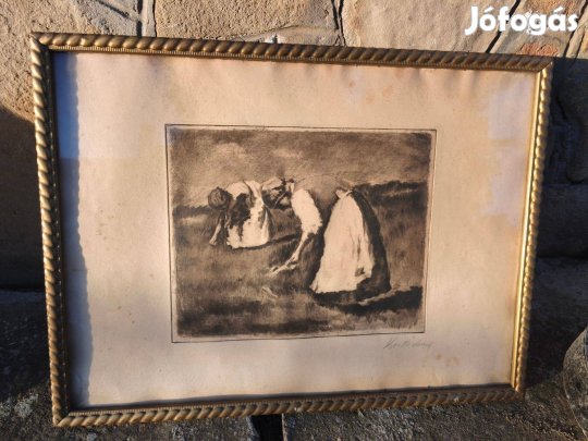 Koszta József rézkarc