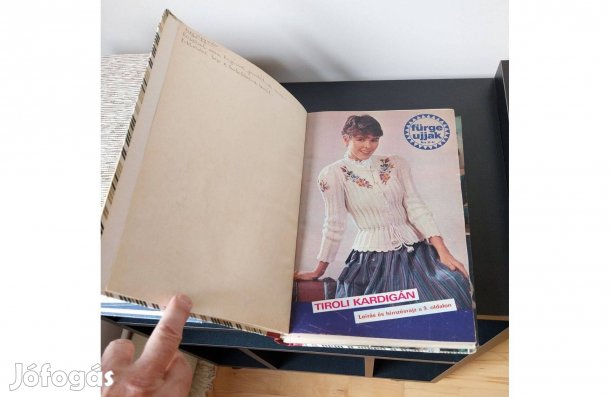 Kötés horgolás újságok kötésben