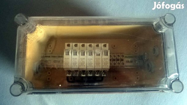 Kötődoboz falon kívüli 30x15x18cm átlátszó fedéllel