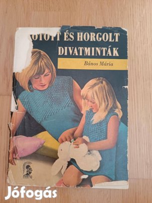 Kötött és horgolt divatminták retro könyv