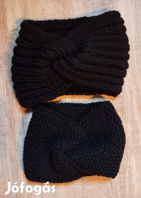 Kötött fejpánt szett eladó