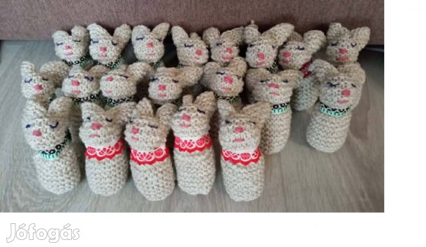 Kötött húsvéti cuki nyuszi 350Ft