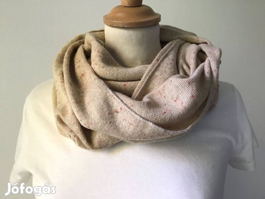 Kötött körsál (Bézs, drapp szín). Unisex