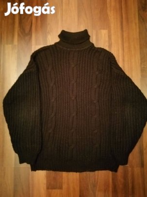 Kötött pamut pulóver