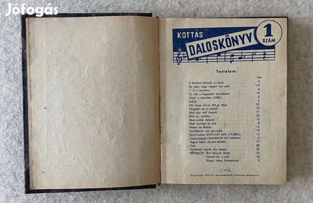 Kottás daloskönyv 1-13 - szerkesztő: Dévény Jenő