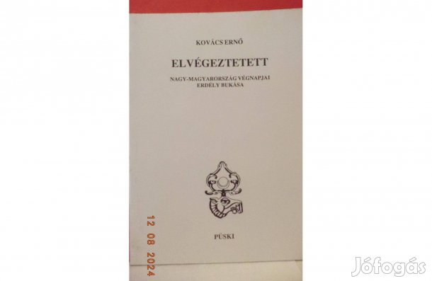 Kovács Ernő: Elvégeztetett