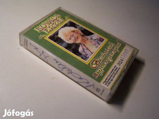 Kovács Erzsi: Búcsúzni csak nagyon szépen szabad (dedikált kazetta)