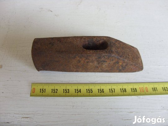 Kovácsolt kalapácsfej, kalapács fej, 350 gramm